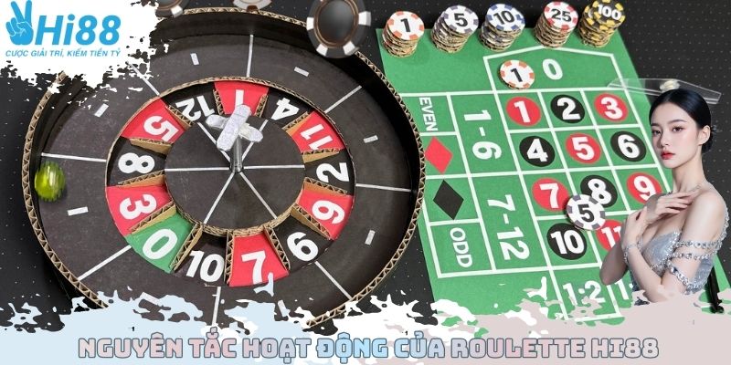 Nguyên tắc hoạt động của Roulette Hi88